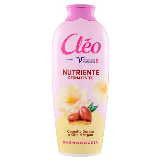 CLEO BAGNODOCCIA 750ML NUTRIENTE CAMELIA DORATA E OLIO D'ARGAN