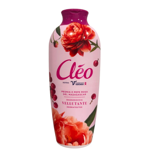 CLEO BAGNODOCCIA 750ML VELLUTANTE PEONIA E PEPE ROSA DEL MADAGASCAR