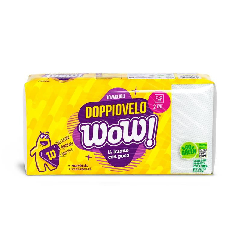 WOW TOVAGLIOLI DOPPIOVELO 2 VELI 33X33 90PZ