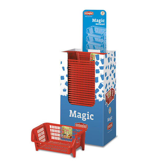 STEFANPLAST CESTELLO MAGIC MILLEUSI CM.54X38X25 ROSSO