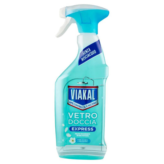 VIAKAL SPRAY 470ML VETRO DOCCIA EXPRESS FIORE BIANCO DI PRIMAVERA