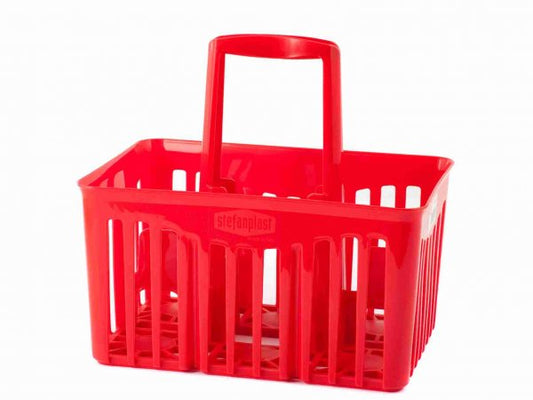 STEFANPLAST CESTELLO PORTABOTTIGLIE DA 6 LT.1/1,5 ROSSO