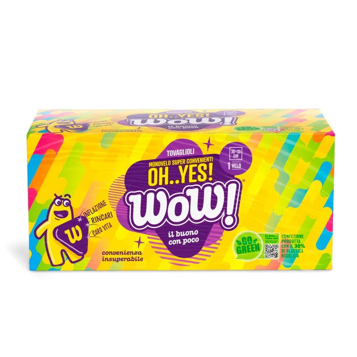 WOW TOVAGLIOLI MONOVELO OH..YES! 30X33 150PZ