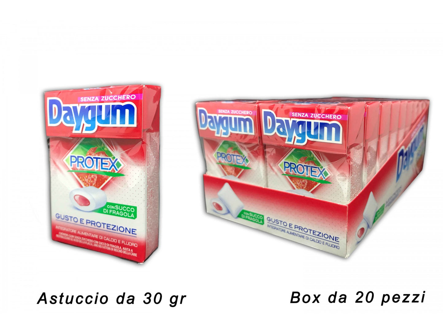 DAYGUM PROTEX FRAGOLA 30G