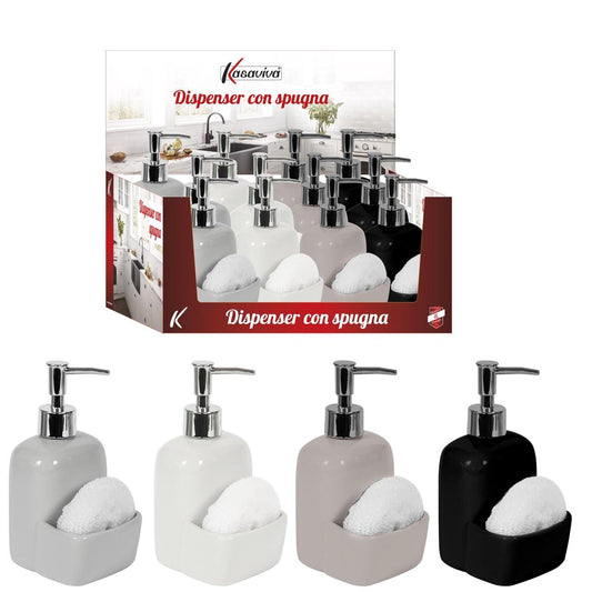 KASAVIVA ELEGANCE DISPENSER CON SPUGNA ASSORTITO