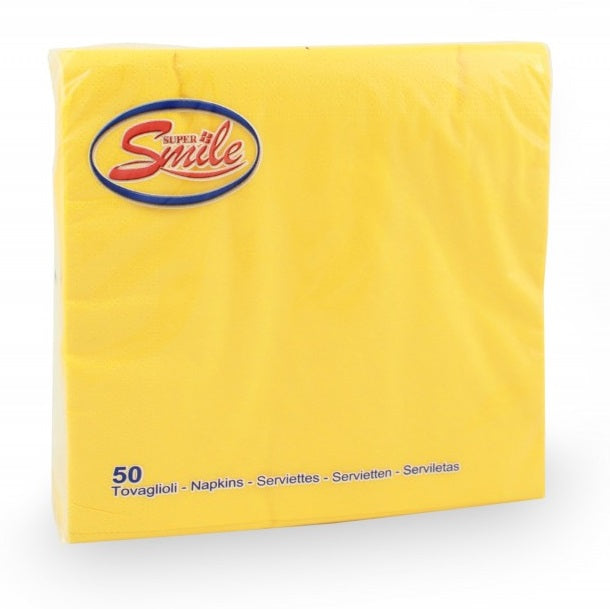 SOFFICE 50 TOVAGLIOLI DOPPIOVELO 33X33 GIALLO MAIS