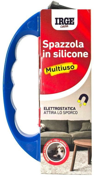 IRGE CASA SPAZZOLA IN SILICONE MULTIUSO ELETTROSTATICA
