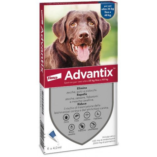 ELANCO ADVANTIX SPOT-ON 6X4,0ML CANI 25-40KG