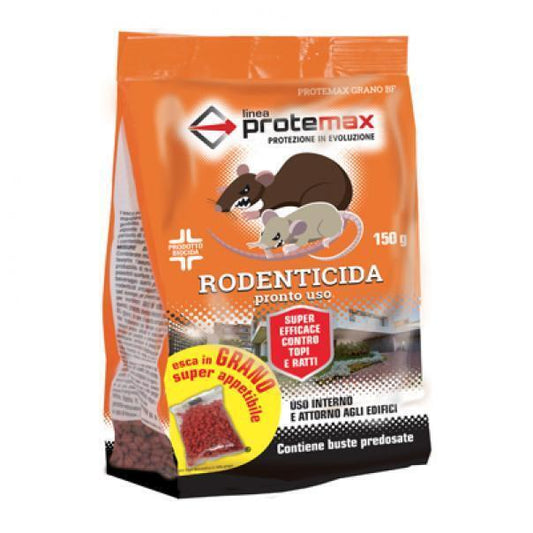 PROTEMAX RODENTICIDA ESCA IN GRANO ROSSO 150G