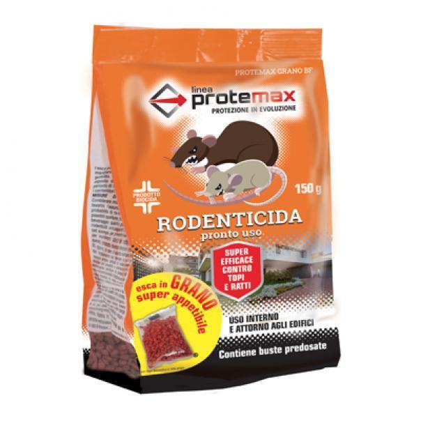 PROTEMAX RODENTICIDA ESCA IN GRANO ROSSO 150G