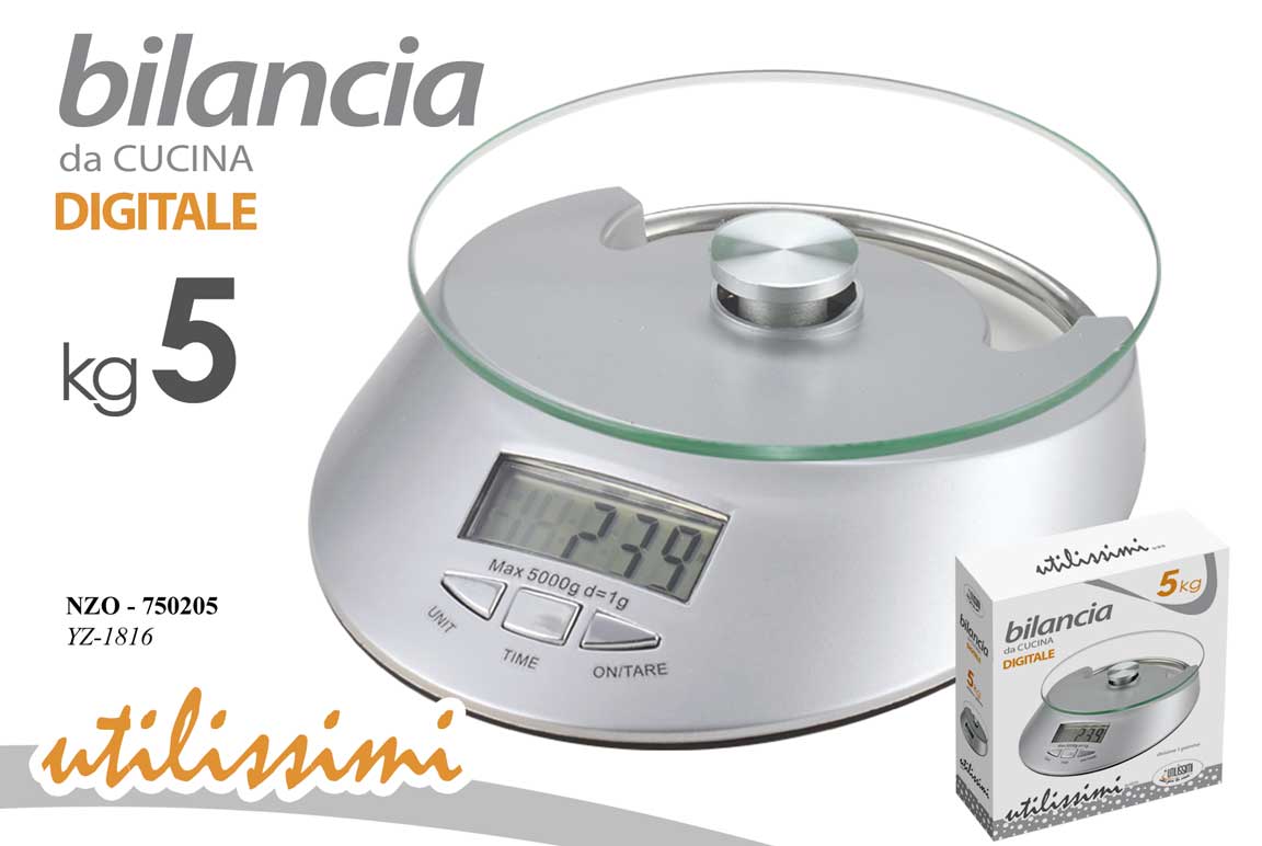 GICOS BILANCIA DA CUCINA DIGITALE 5KG 19CM NZO-750205