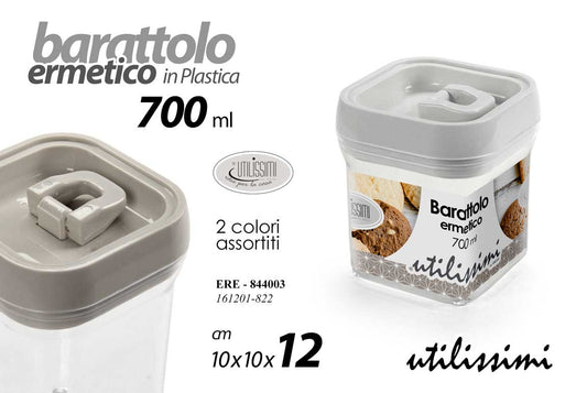 GICOS BARATTOLO ERMETICO PLASTICA 700ML CM.10X10X12