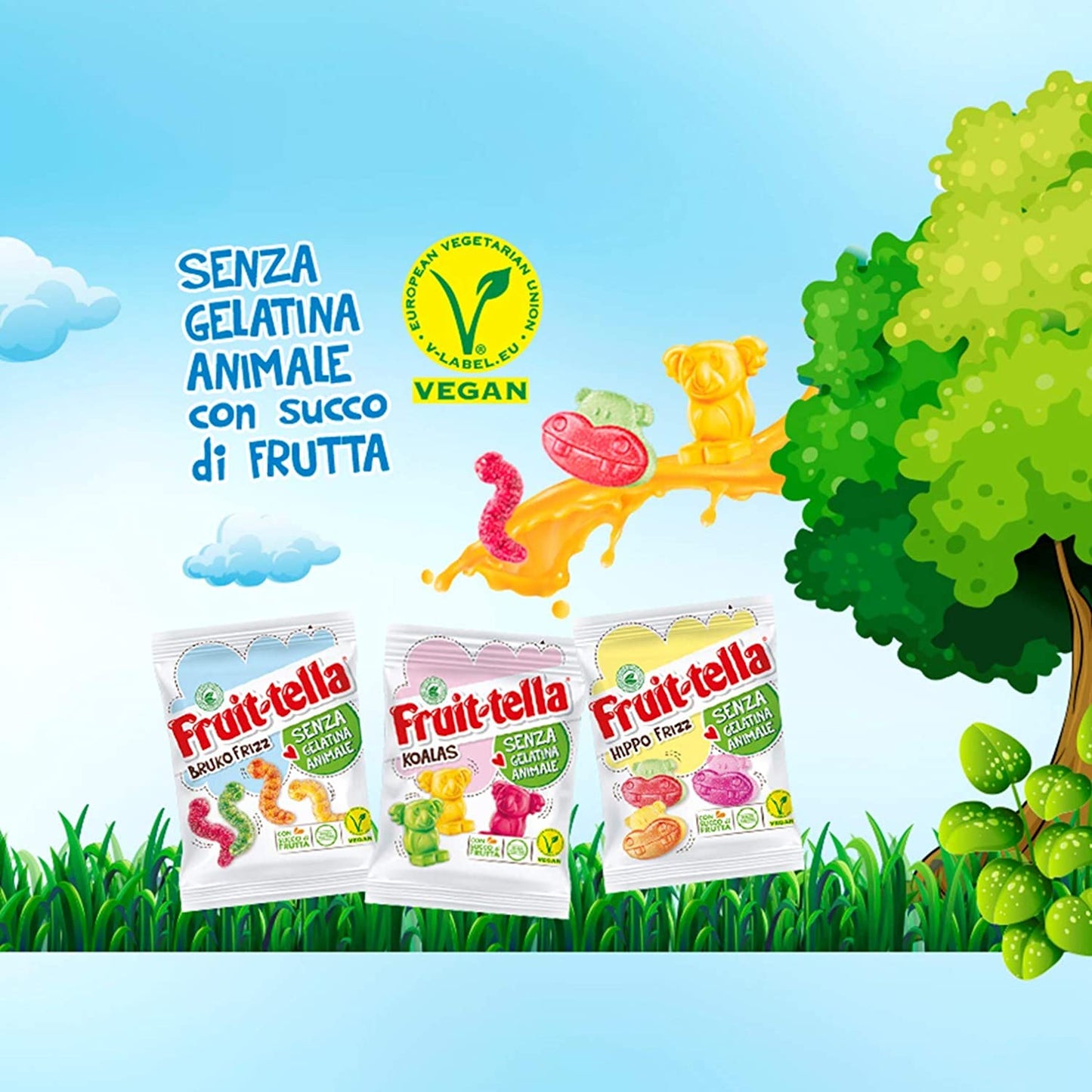 FRUIT-TELLA BITES FRIZZ 90G