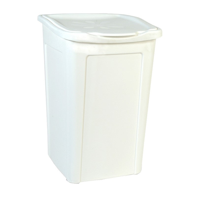 DUPLAST PORTABIANCHERIA MARGHERITA LT.50 CM.37X37X53H BIANCO