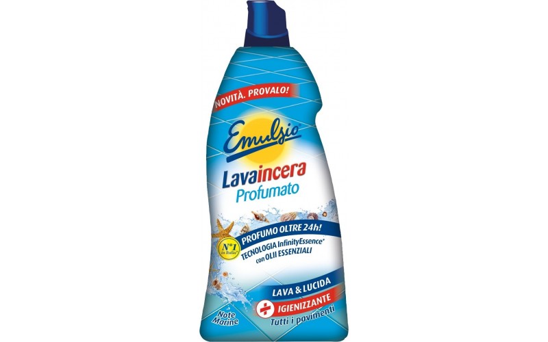 EMULSIO LAVAINCERA PROFUMATO 875ML IGIENIZZANTE NOTE MARINE TUTTI I PAVIMENTI