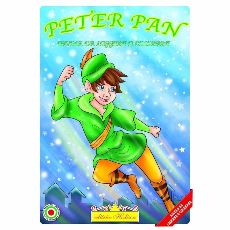HEDISON PETER PAN LEGGERE E COLORARE