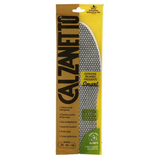EBANO CALZANETTO SOLETTA SMART EXTRAFINE RICAMBIO FREQUENTE 3 PAIA PROFUMATE MISURA 24-46