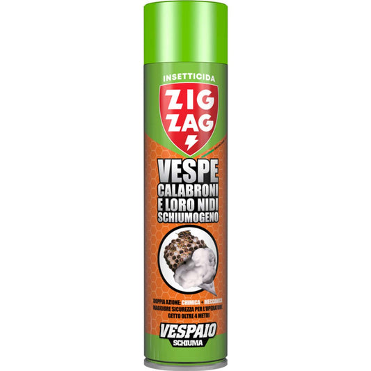 ZIG ZAG VESPE CALABRONI E LORO NIDI SCHIUMOGENO VESPAIO SCHIUMA 600ML