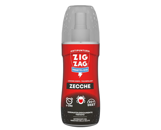 ZIG ZAG INSETTI-VIA ZECCHE LOZIONE CORPO NO GAS 100ML