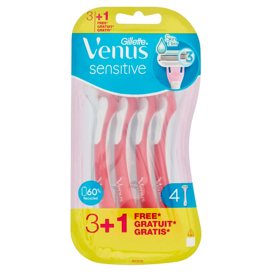GILLETTE VENUS RASOIO OCEANA SENSITIVE 3+1 GRATIS