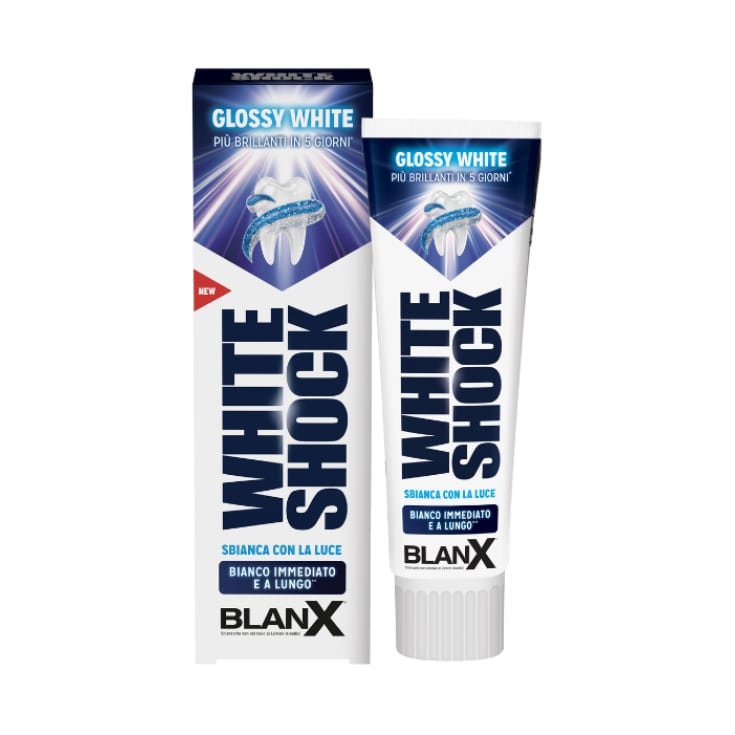 BLANX DENTIFRICIO 75ML WHITE SHOCK GLOSSY WHITE