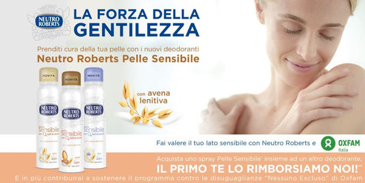 NEUTRO ROBERTS DEO SPRAY 150ML PELLE SENSIBILE CON AVENA LENITIVA LATTE