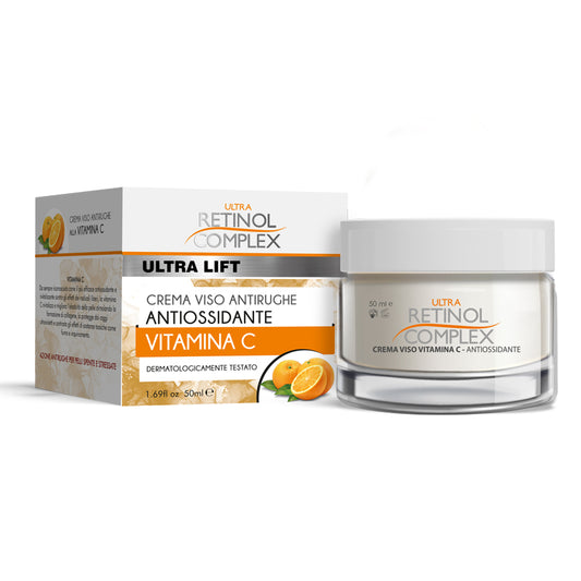 ULTRA RETINOL COMPLEX CREMA VISO ANTIRUGHE ULTRA LIFT ANTIOSSIDANTE VITAMINA C 50ML