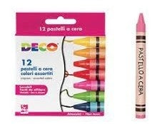 CWR DECO RUMBA 12 PASTELLI A CERA COLORI ASSORTITI