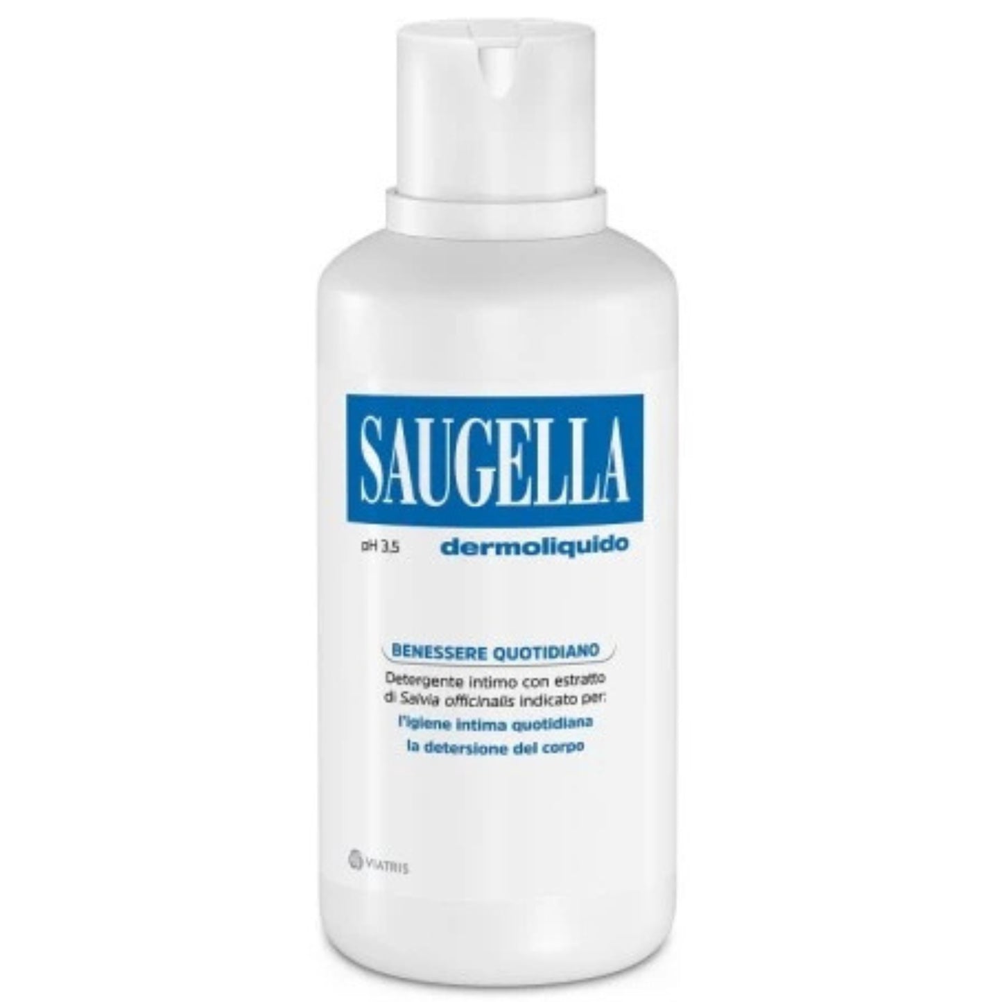 SAUGELLA DETERGENTE INTIMO DERMOLIQUIDO 500ML PH 3,5 BENESSERE QUOTIDIANO