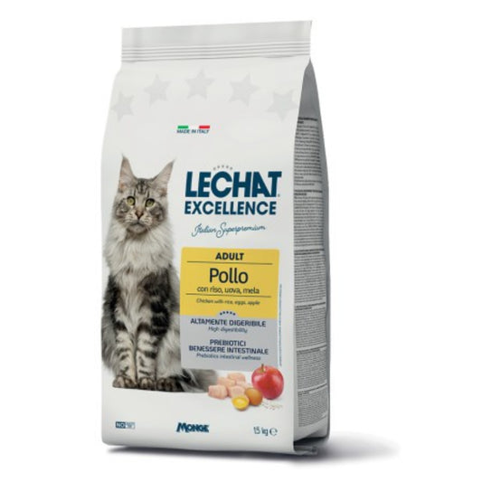 LECHAT EXCELLENCE CROCCANTINI 1,5KG ADULT POLLO CON RISO,UOVA,MELA