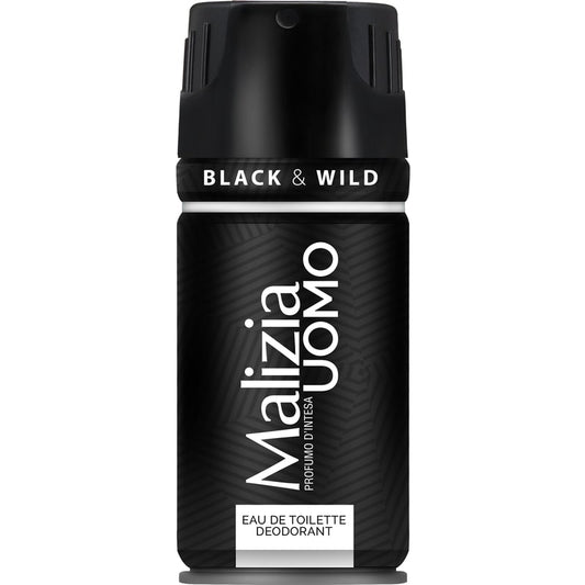 MALIZIA UOMO EDT DEO SPRAY 150ML BLACK & WILD