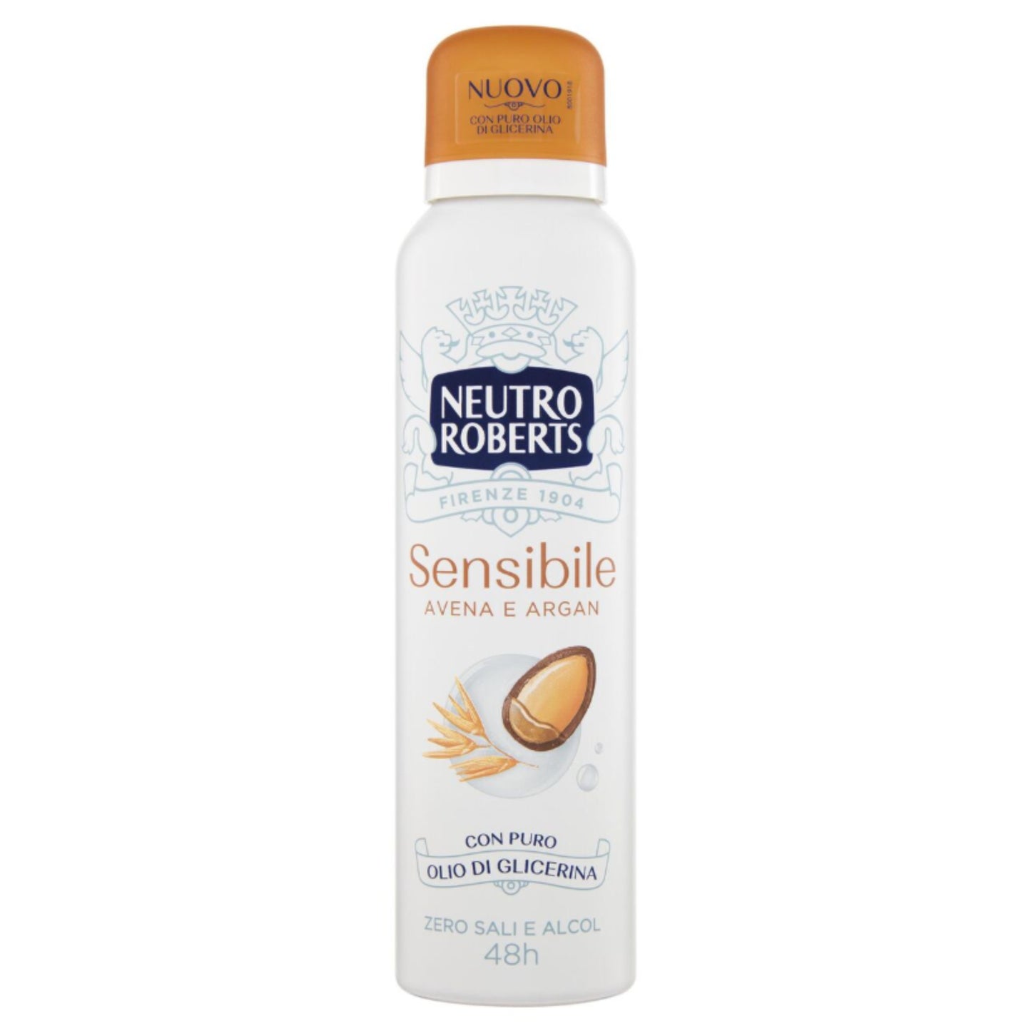 NEUTRO ROBERTS DEO SPRAY 150ML SENSIBILE AVENA E ARGAN CON OLIO DI GLICERINA