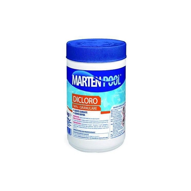 MARTEN POOL DICLORO 56%-GRANULARE 1KG