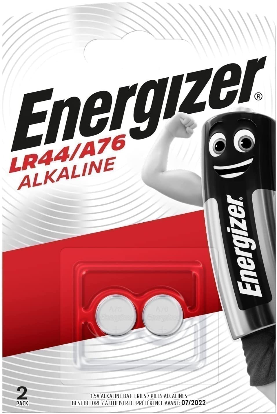 ENERGIZER ALKALINE LR44/A76 AG13 1,5V 2PZ