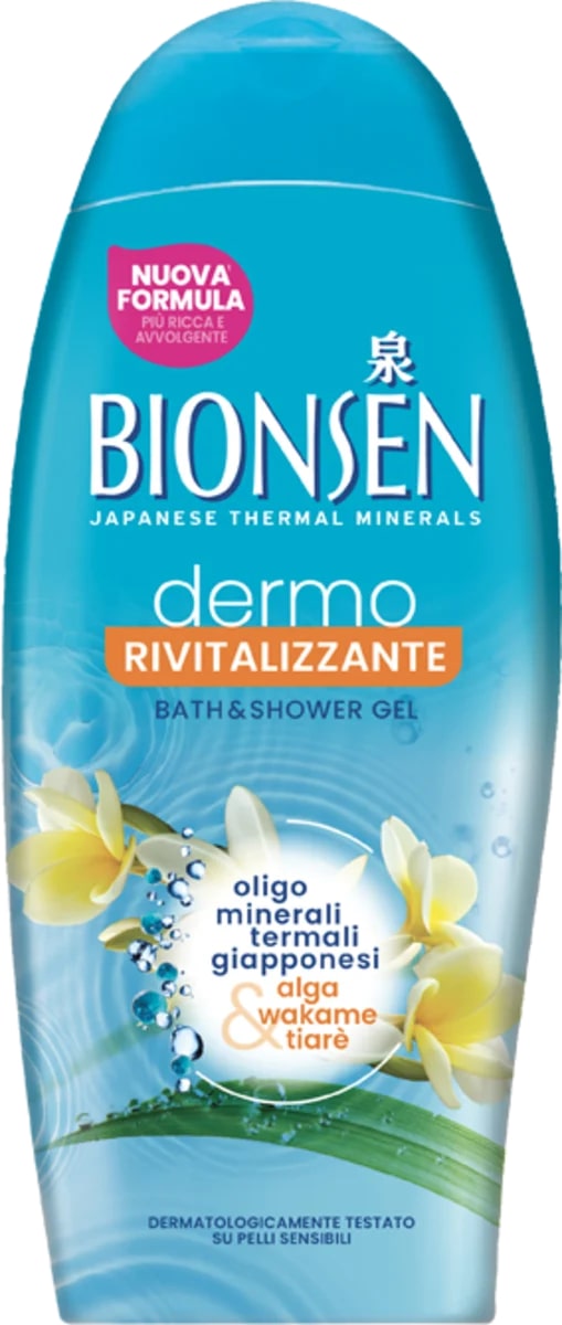 BIONSEN BAGNOSCHIUMA 650ML DERMO RIVITALIZZANTE ALGA WAKAME & TIARE'