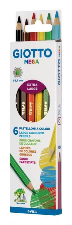 GIOTTO MEGA 6 PASTELLONI PUNTA 5,5