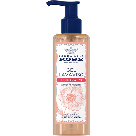 ROBERTS ACQUA ALLE ROSE GEL LAVAVISO ILLUMINANTE 200ML VITAMINA C DI ROSA CANINA