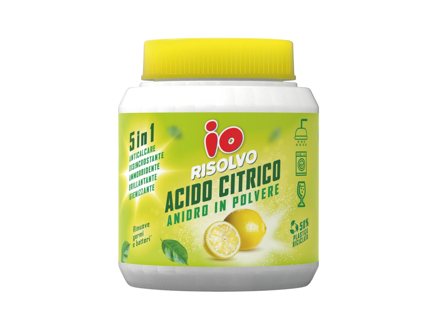 IO RISOLVO ACIDO CITRICO ANIDRO IN POLVERE 5 IN 1 500G