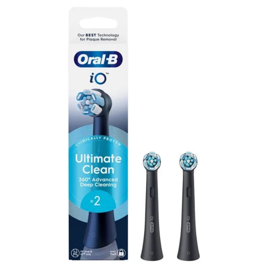 ORAL-B REFILL IO ULTIMATE CLEAN BLACK X2