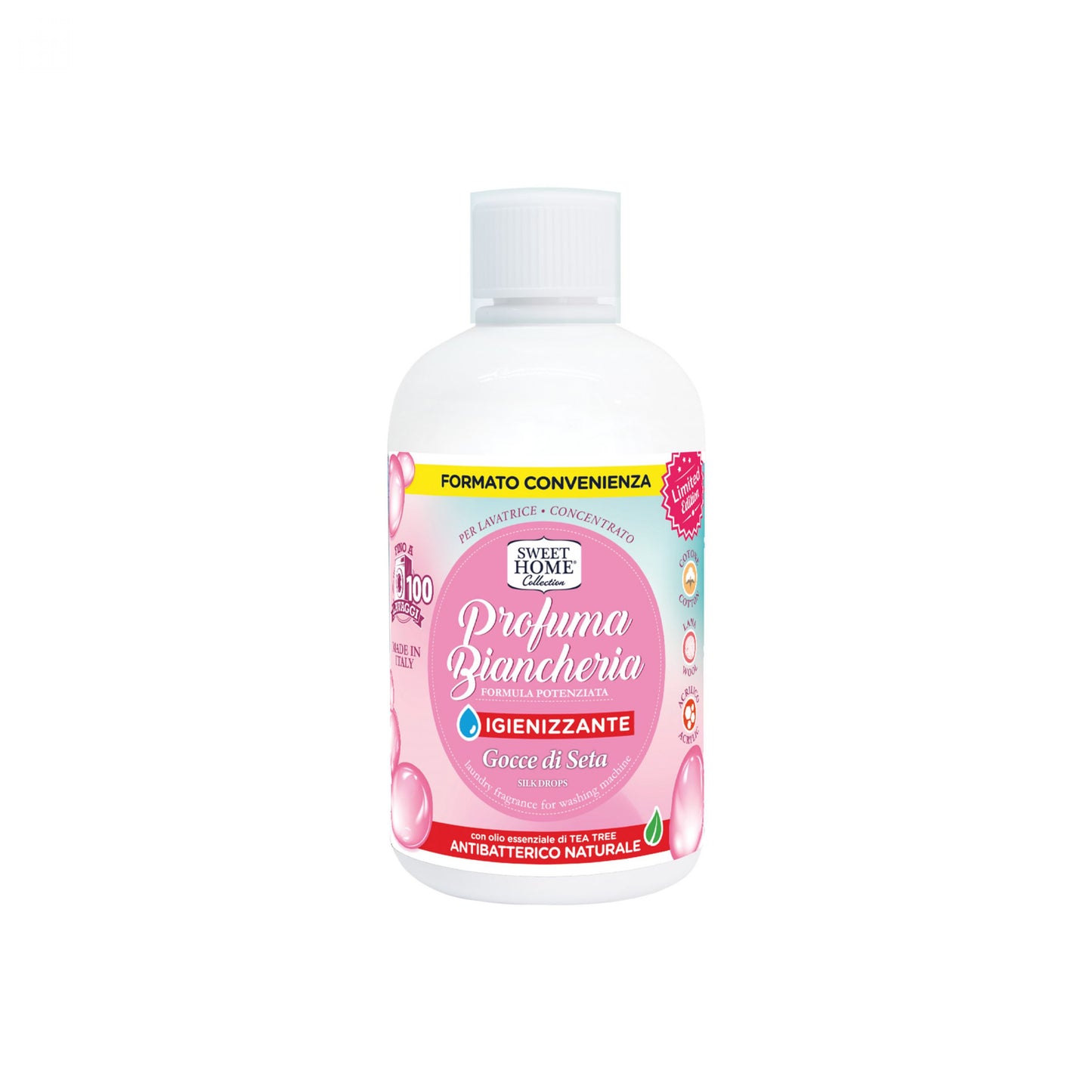 SWEET HOME PROFUMA BIANCHERIA PLUS 250ML GOCCE DI SETA