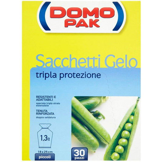 DOMOPAK SACCHETTI GELO 1,3LT CM.18X25 PICCOLI 30PZ