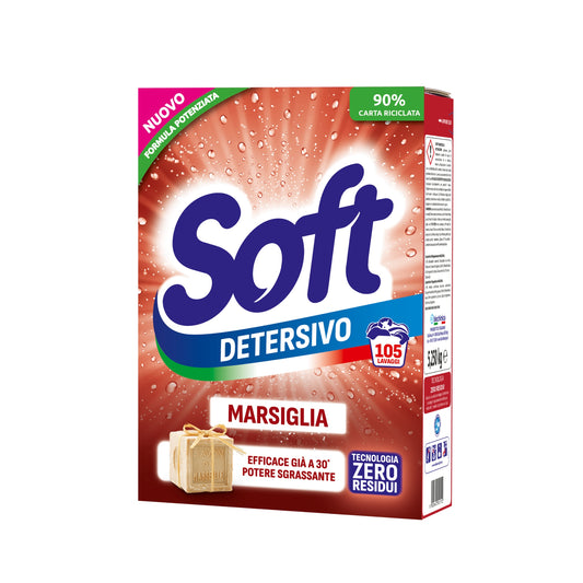 SOFT DETERSIVO POLVERE FUSTONE 5,250KG 105 MISURINI MARSIGLIA