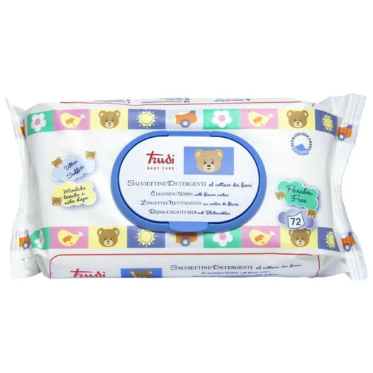 TRUDI SALVIETTINE DETERGENTI BABY X72 AL NETTARE DEI FIORI