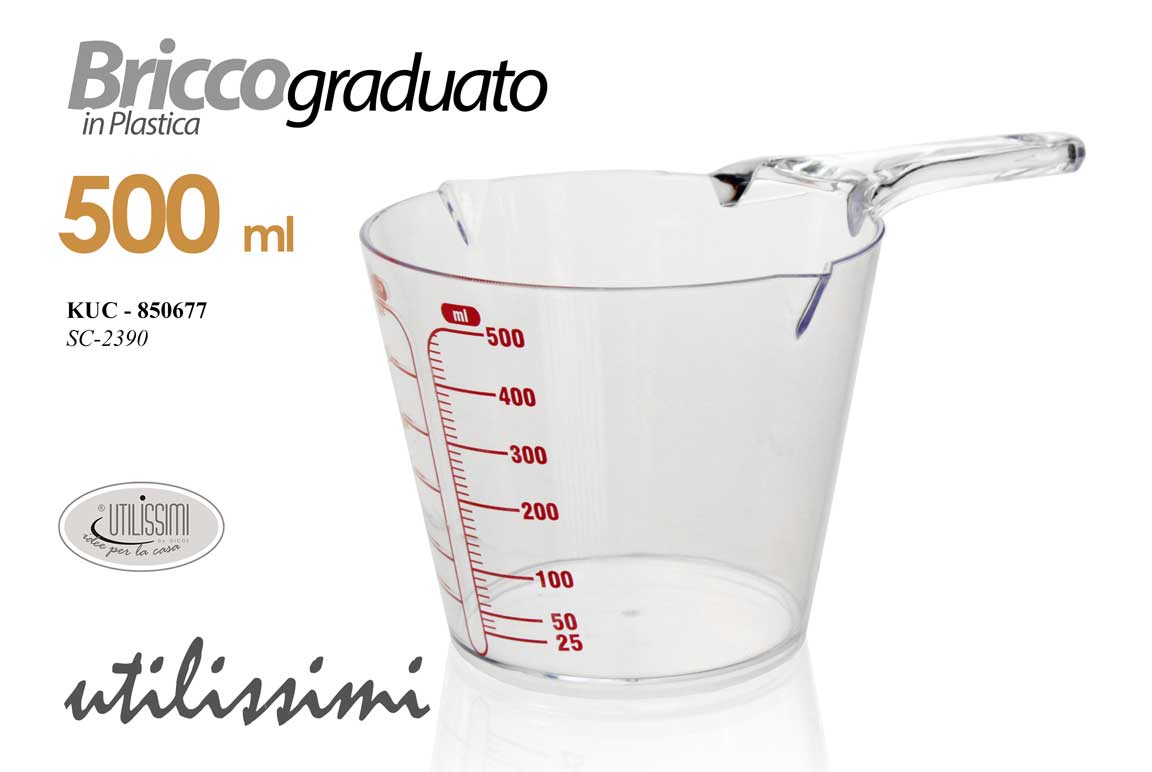GICOS BRICCO GRADUATO IN PLASTICA 500ML KUC-850677