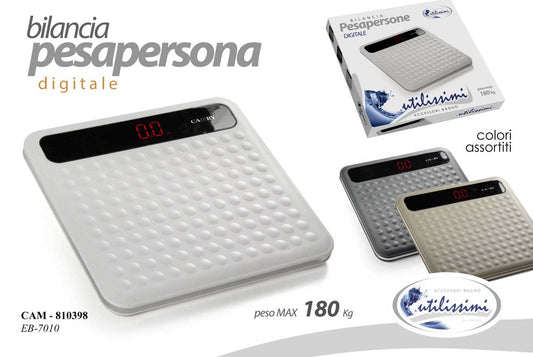 GICOS BILANCIA PESAPERSONA DIGITALE 180KG CAM-810398
