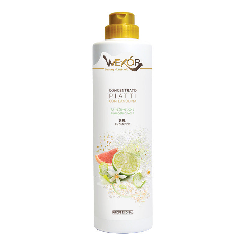 WEXOR CONCENTRATO PIATTI CON LANOLINA GEL ENZIMATICO 750ML LIME SELVATICO E POMPELMO ROSA