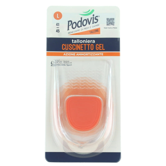 PODOVIS PIEDI E GAMBE TALLONIERA CUSCINETTO GEL AZIONE AMMORTIZZANTE SIZE L 41/45