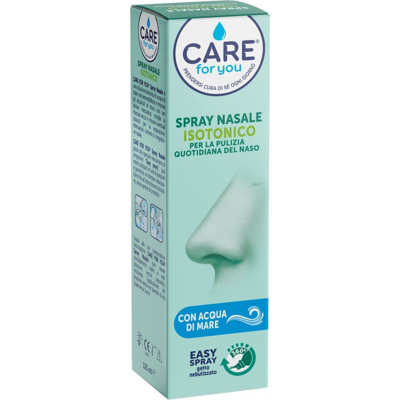 CARE FOR YOU SPRAY NASALE ISOTONICO 125ML CON AQUA DI MARE