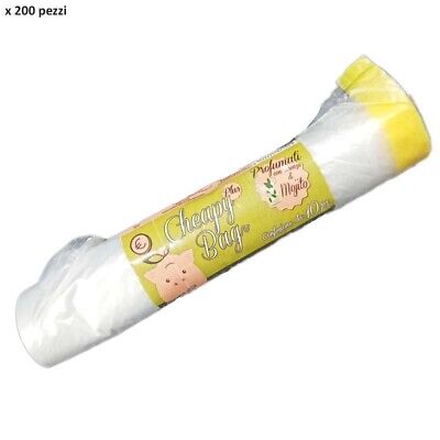 SMP CHEAPY BAG PLUS 10PZ 70X70 TRASPARENTI CON MANIGLIE