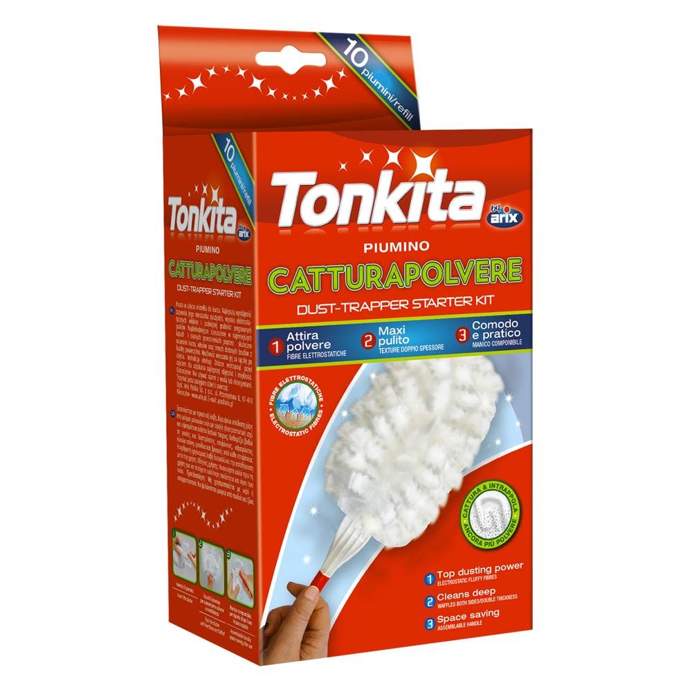 TONKITA PIUMINO KIT CATTURAPOLVERE+ 10 RICAMBI
